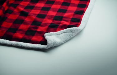 Logotrade advertising product picture of: RPET sherpa fleece blanket